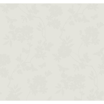 W3870-1 White | Kravet Design | Candice Olson After Eight | Botanical & Floral Wallcovering Print