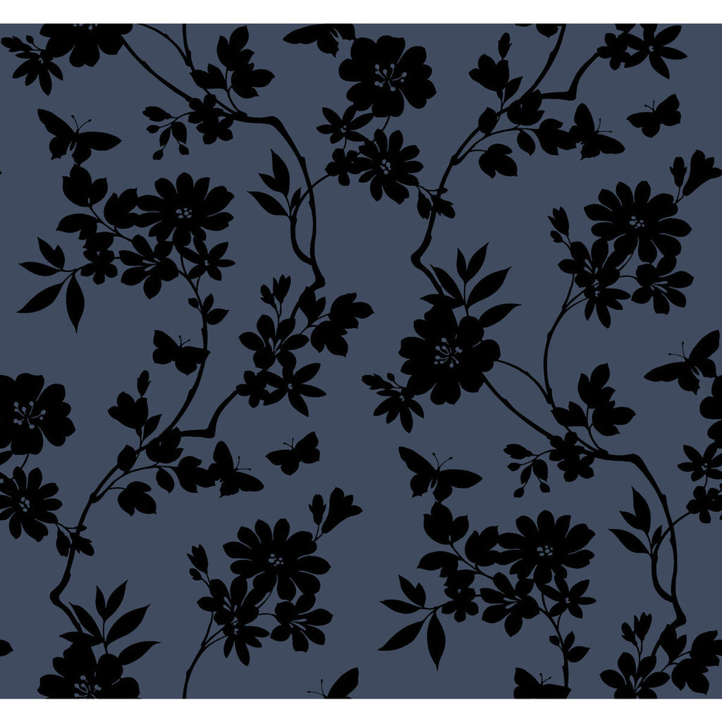 Kravet Design - W3870-50 White | Kravet Design | Candice Olson After Eight | Botanical & Floral Wallcovering Print