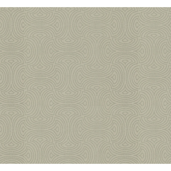 Kravet Design - W3871-106 Taupe | Kravet Design | Candice Olson After Eight |Geometric Metallic Wallcovering Print