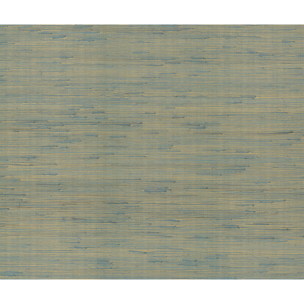 Kravet Design - W3874-54 Blue Natural Wallcovering | Kravet