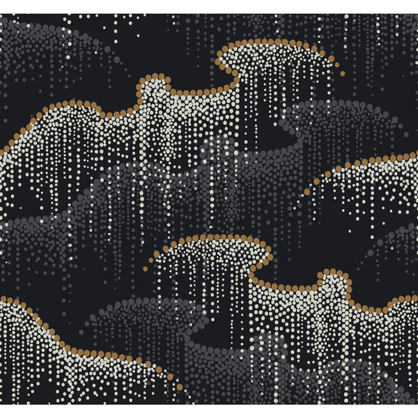 Kravet Design - W3881-81 Black Wallcovering | Kravet