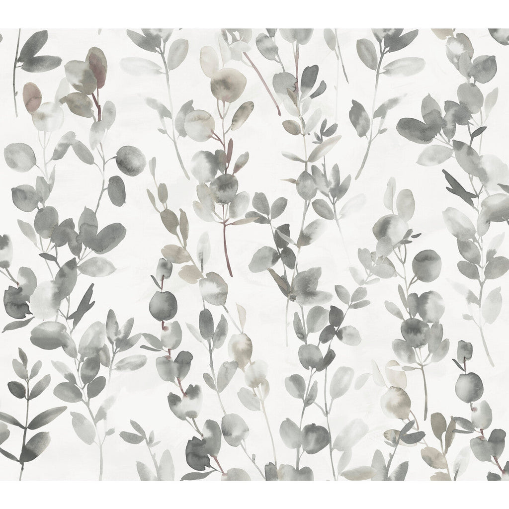 Kravet Design - W3883-1121 Charcoal | Kravet Design | Candice Olson Modern Nature 2Nd Edition | Botanical & Floral Wallcovering Print