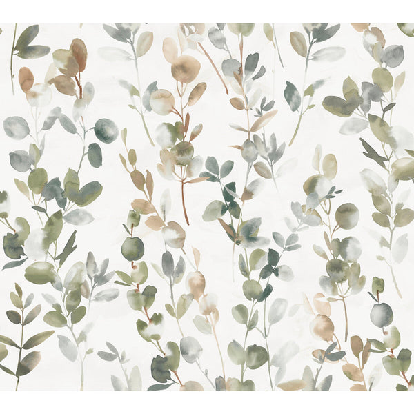 Kravet Design - W3883-323 Green | Kravet Design | Candice Olson Modern Nature 2Nd Edition | Botanical & Floral Wallcovering Print