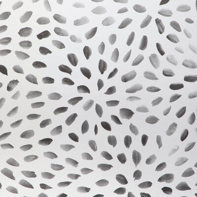 Petal Blossom Wp - Onyx Black | Kravet Couture | Atelier Wallcovering | Botanical & Floral Modern Wallcovering Print
