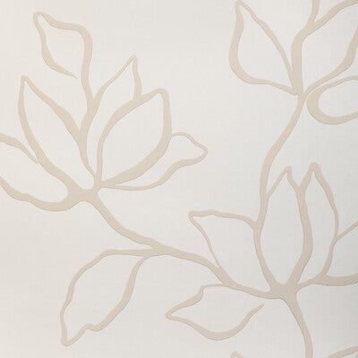 Floral Sketch Wp - Natural Beige | Kravet Couture | Atelier Wallcovering | Botanical & Floral Wallcovering Print