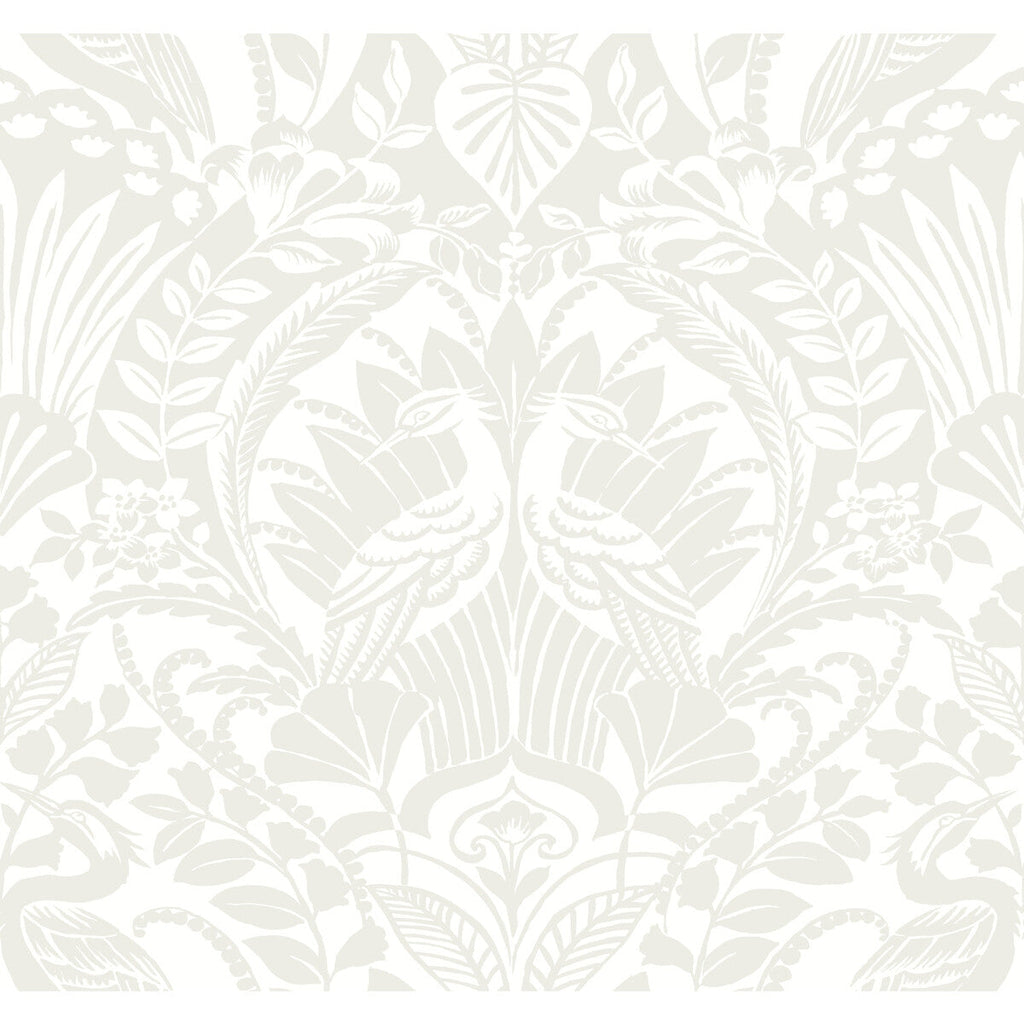 Kravet Design - W3888-106 Taupe | Kravet Design | Damask Resource Library | Animal/Insects Damask Wallcovering Print