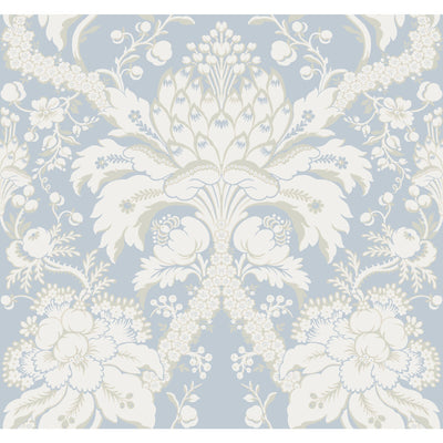 Kravet Design - W3890-1516 Light Blue Wallcovering | Kravet
