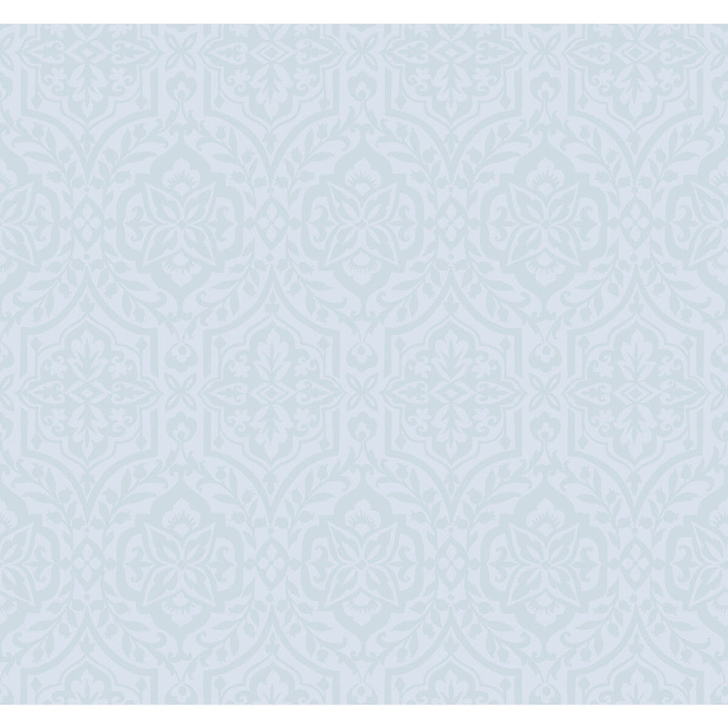 Kravet Design - W3895-15 Light Blue | Kravet Design | Damask Resource Library | Damask Wallcovering Print