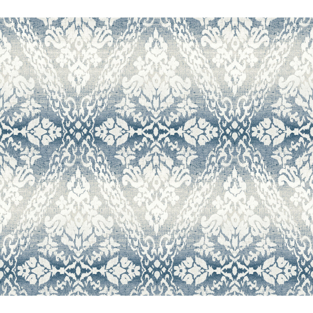 Kravet Design - W3897-155 Blue | Kravet Design | Damask Resource Library | Damask Wallcovering Print