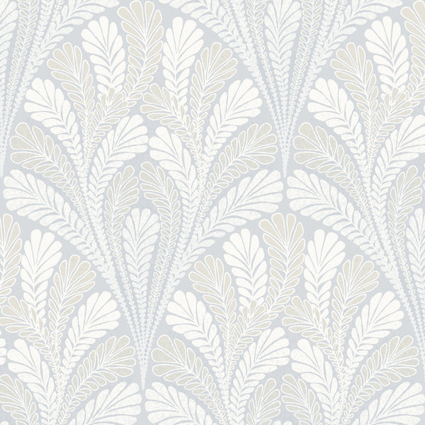 Kravet Design - W3899-1516 Light Blue Wallcovering | Kravet