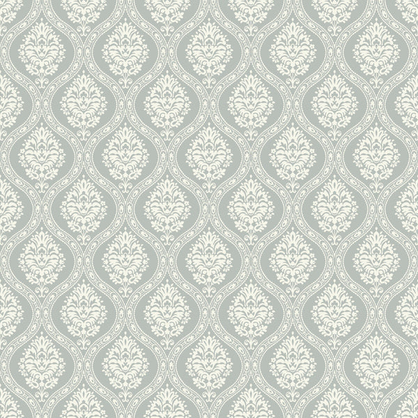 Kravet Design - W3900-113 Turquoise | Kravet Design | Damask Resource Library | Damask Wallcovering Print