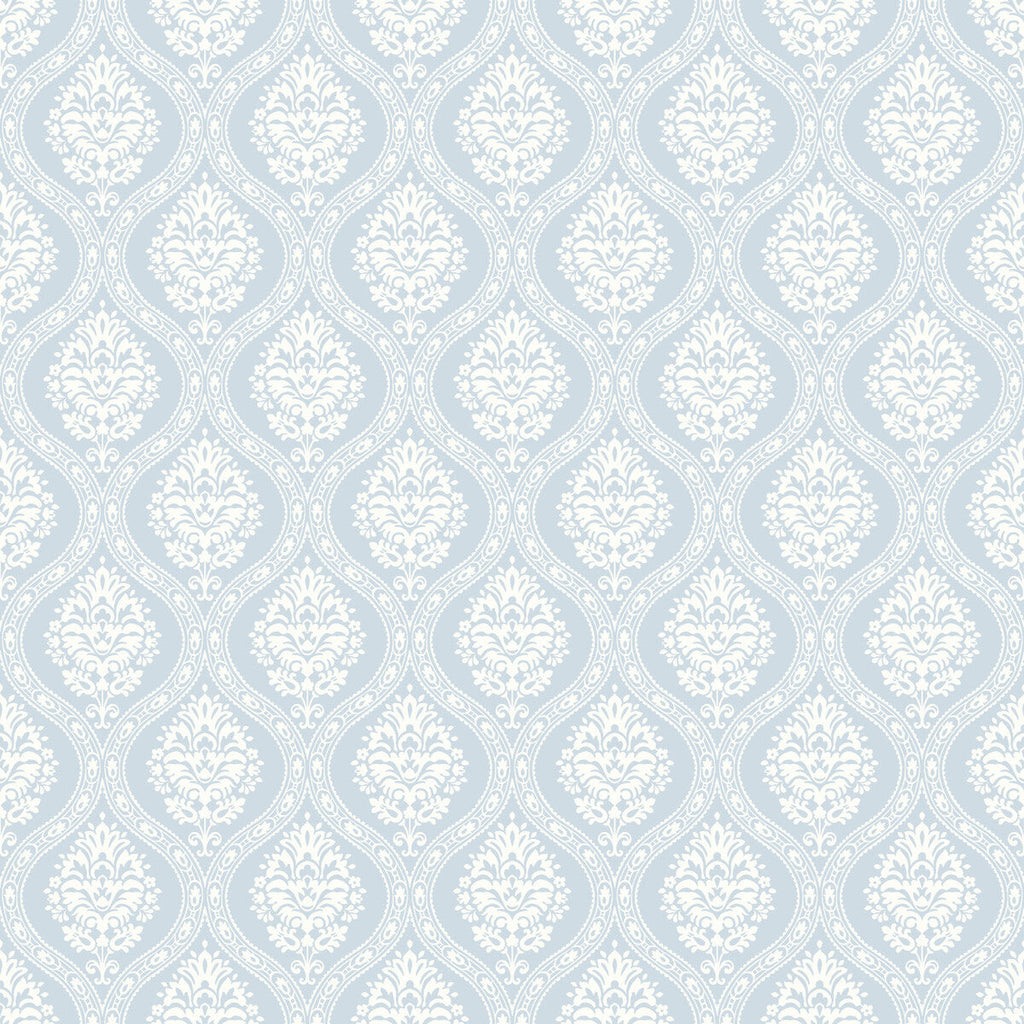 Kravet Design - W3900-115 Light Blue | Kravet Design | Damask Resource Library | Damask Wallcovering Print