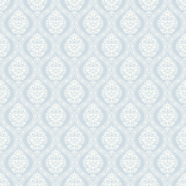 Kravet Design - W3900-115 Light Blue | Kravet Design | Damask Resource Library | Damask Wallcovering Print
