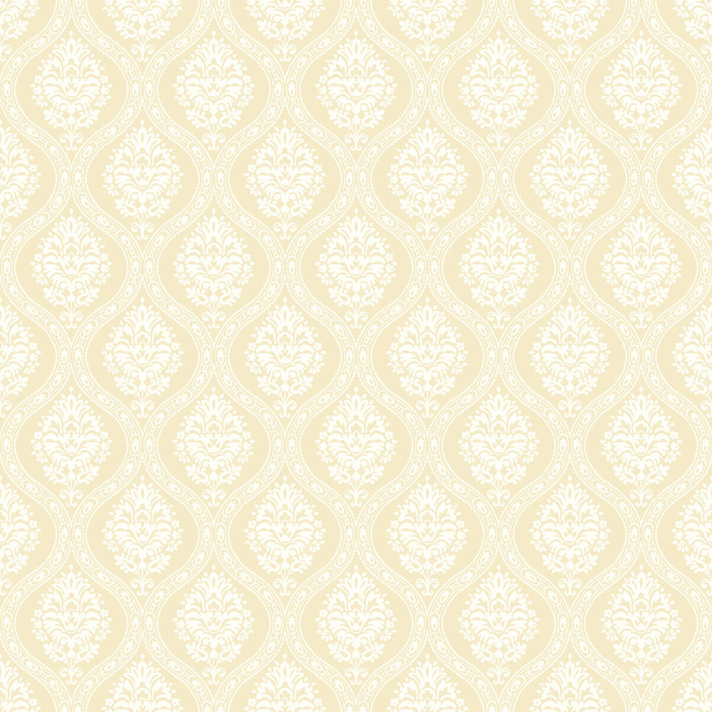 Kravet Design - W3900-14 Yellow | Kravet Design | Damask Resource Library | Damask Wallcovering Print