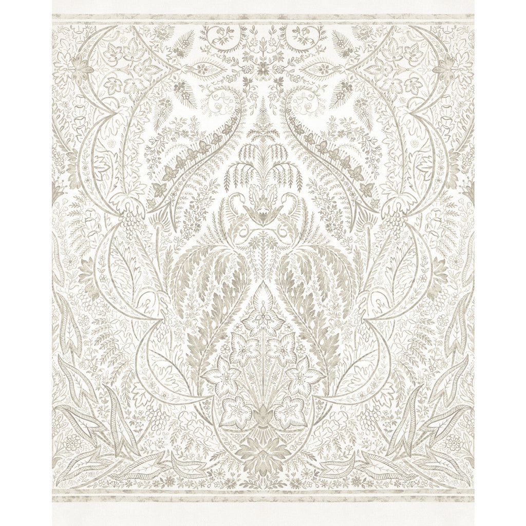 Kravet Design - W3901-106 Taupe | Kravet Design | Damask Resource Library | Botanical & Floral Damask Wallcovering Print