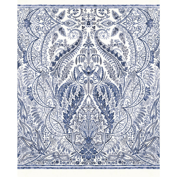 Kravet Design - W3901-51 Dark Blue Commercial Wallcovering | Kravet