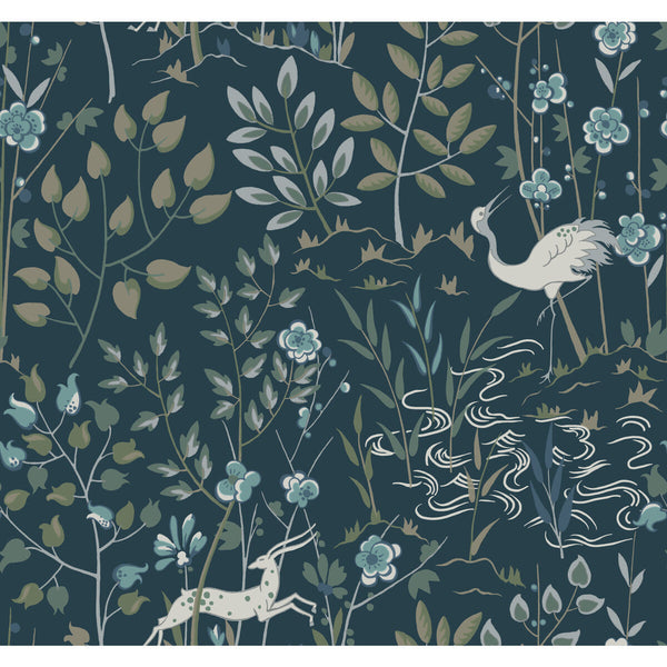 Kravet Design - W3912-51 Green Wallcovering | Kravet