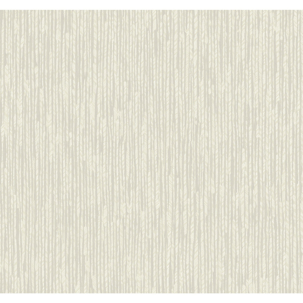 Kravet Design - W3914-16 Ivory | Kravet Design | Ronald Redding Traveler |Herringbone/Tweed Stripes Wallcovering Print