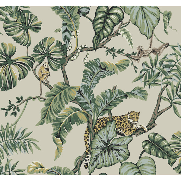 Kravet Design - W3915-315 Beige | Kravet Design | Ronald Redding Traveler | Botanical & Floral Animal/Insects Wallcovering Print