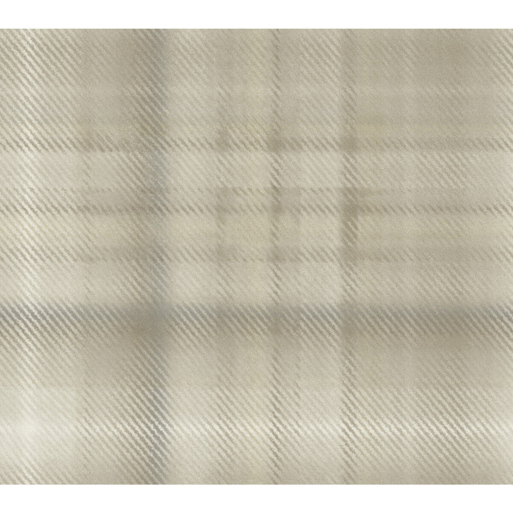 Kravet Design - W3916-16 Beige | Kravet Design | Ronald Redding Traveler |Plaid / Check Wallcovering Print