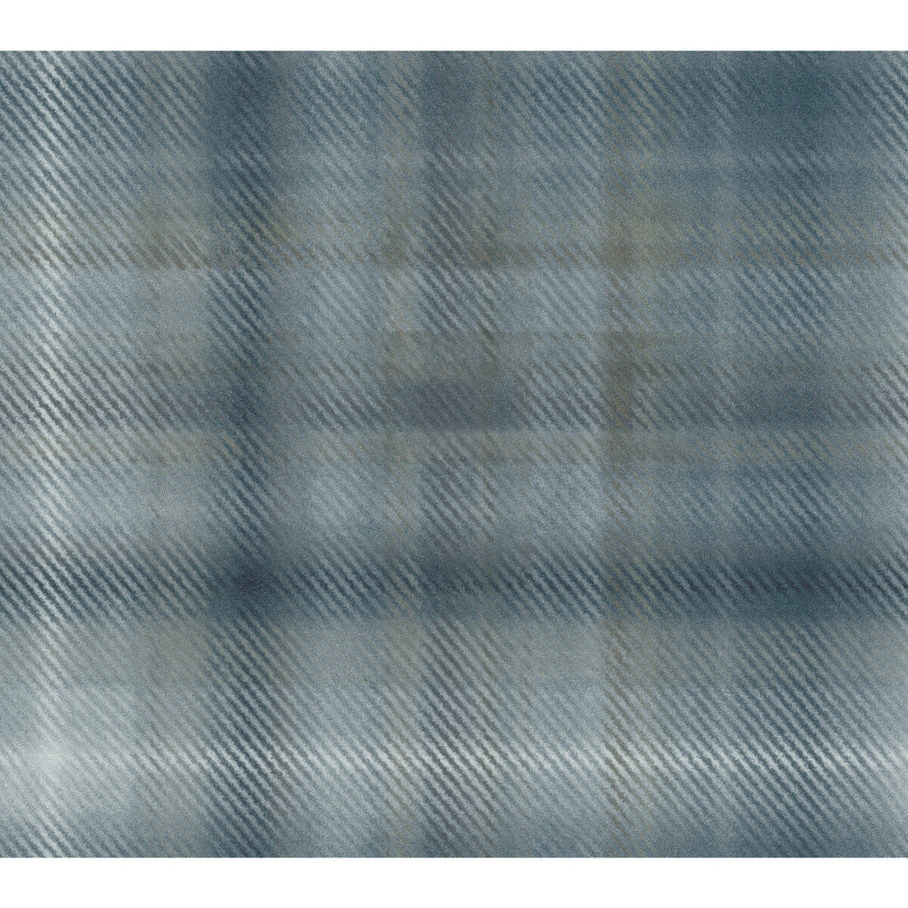 Kravet Design - W3916-5 Blue | Kravet Design | Ronald Redding Traveler |Plaid / Check Wallcovering Print