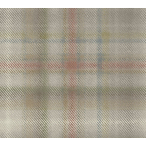 W3916-6 Beige | Kravet Design | Ronald Redding Traveler |Plaid / Check Wallcovering Print