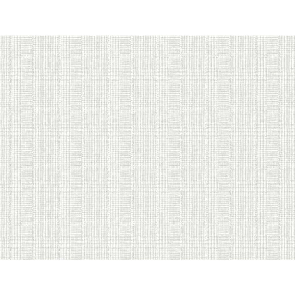 Kravet Design - W3918-11 Grey | Kravet Design | Ronald Redding Traveler |Plaid / Check Wallcovering Print