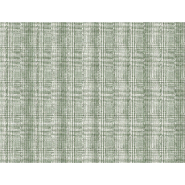 Kravet Design - W3918-3 Green | Kravet Design | Ronald Redding Traveler |Plaid / Check Wallcovering Print