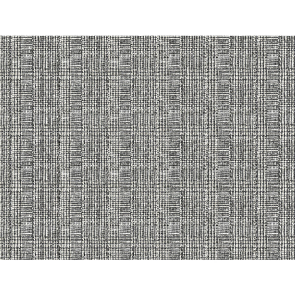 Kravet Design - W3918-81 Black | Kravet Design | Ronald Redding Traveler |Plaid / Check Wallcovering Print