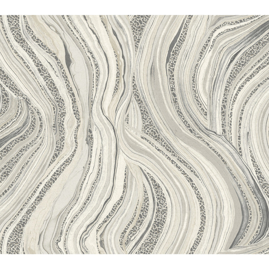 Kravet Design - W3919-11 Grey | Kravet Design | Ronald Redding Traveler | Modern Wallcovering Print