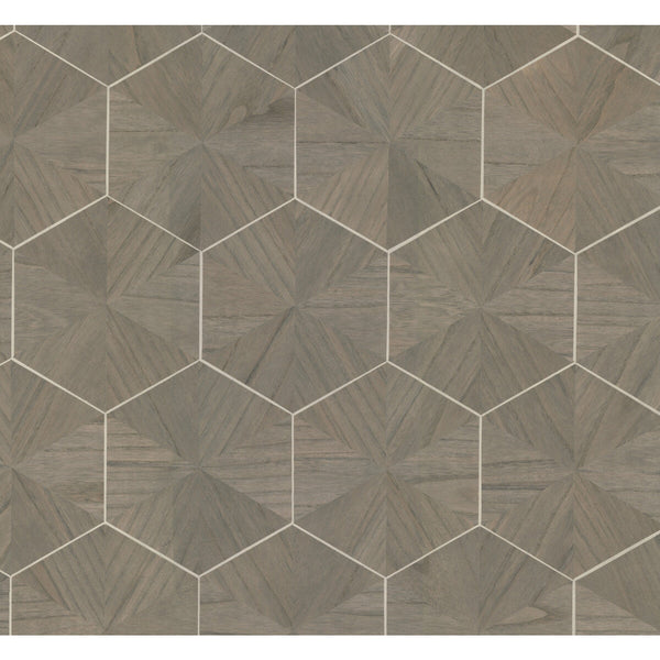 Kravet Design - W3920-616 Brown | Kravet Design | Ronald Redding Traveler | Geometric Wallcovering Print