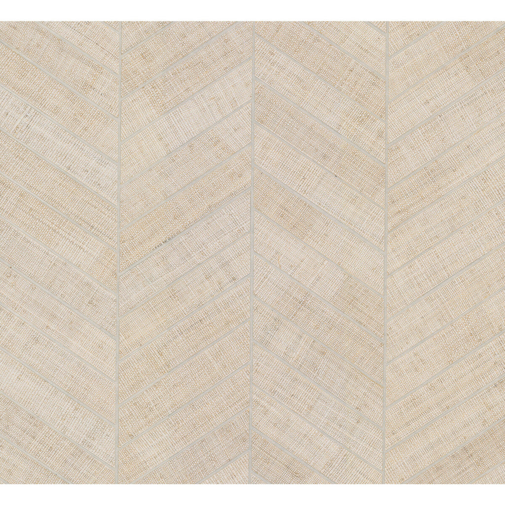 Kravet Design - W3921-116 White | Kravet Design | Ronald Redding Traveler |Geometric Metallic Wallcovering Grasscloth