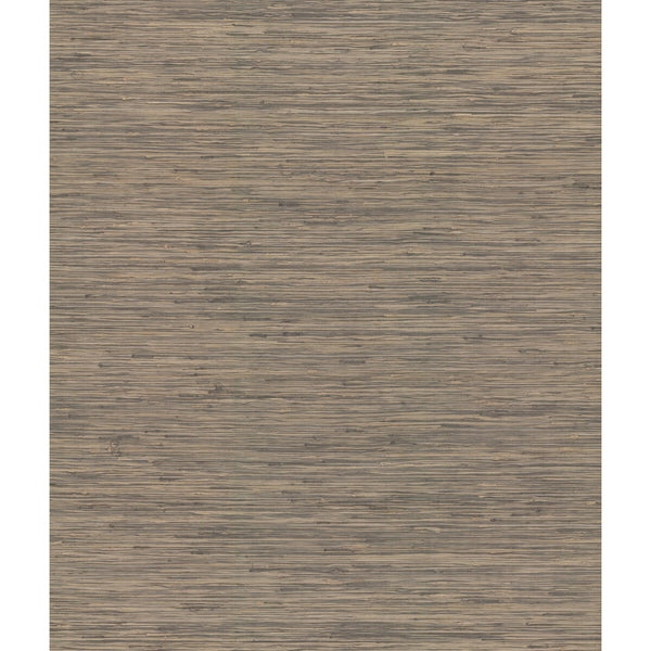 W3922-6 Grey | Kravet Design | Ronald Redding Traveler | Solid Texture Wallcovering Grasscloth