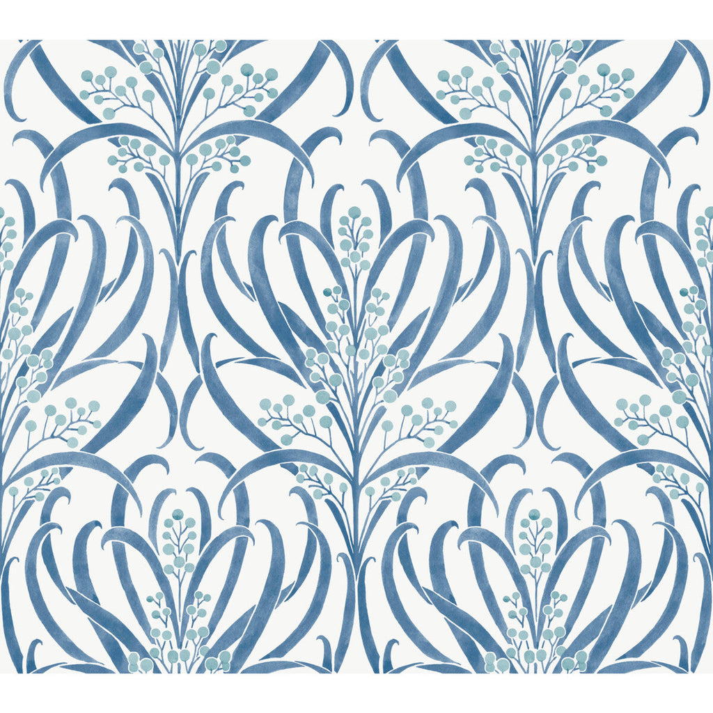 W3927 - 51 White | Kravet Design | Ronald Redding Arts & Crafts | Botanical & Floral Wallcovering Print