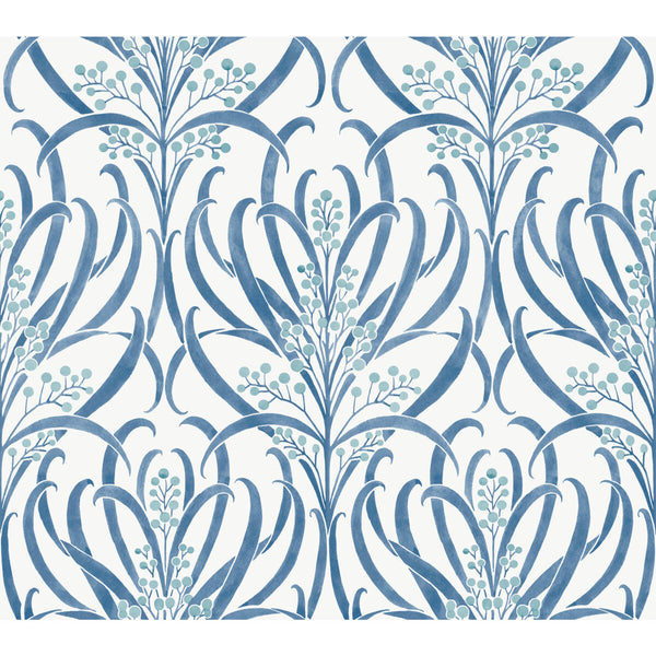 W3927 - 51 White | Kravet Design | Ronald Redding Arts & Crafts | Botanical & Floral Wallcovering Print