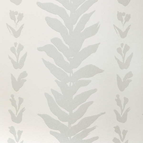 Climbing Leaves Wp - Stone Light Grey | Kravet Couture | Atelier Wallcovering | Botanical & Floral Wallcovering Print