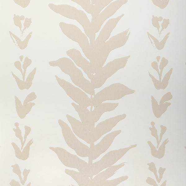 Climbing Leaves Wp - Linen Beige | Kravet Couture | Atelier Wallcovering | Botanical & Floral Wallcovering Print