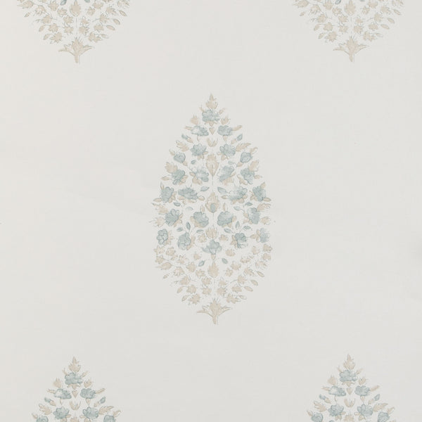 Atelier Paisley Wp - Mist Light Grey | Kravet Couture | Atelier Wallcovering | Botanical & Floral Paisley Wallcovering Print