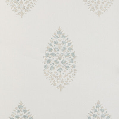 Atelier Paisley Wp - Mist Light Grey | Kravet Couture | Atelier Wallcovering | Botanical & Floral Paisley Wallcovering Print