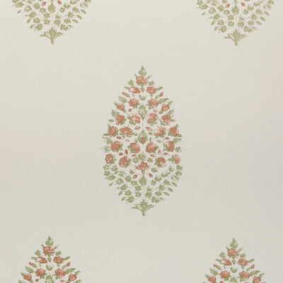 Atelier Paisley Wp - Clay Green | Kravet Couture | Atelier Wallcovering | Botanical & Floral Paisley Wallcovering Print