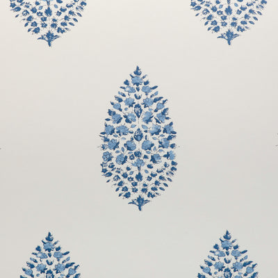 Atelier Paisley Wp - Lapis Dark Blue | Kravet Couture | Atelier Wallcovering | Botanical & Floral Paisley Wallcovering Print