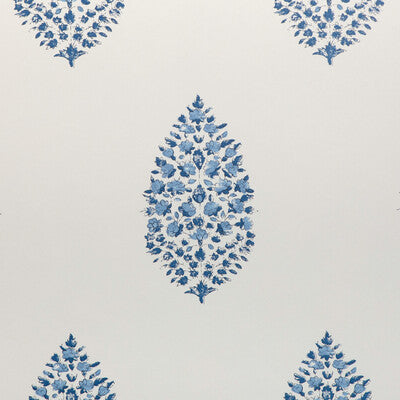 Atelier Paisley Wp - Lapis Dark Blue | Kravet Couture | Atelier Wallcovering | Botanical & Floral Paisley Wallcovering Print