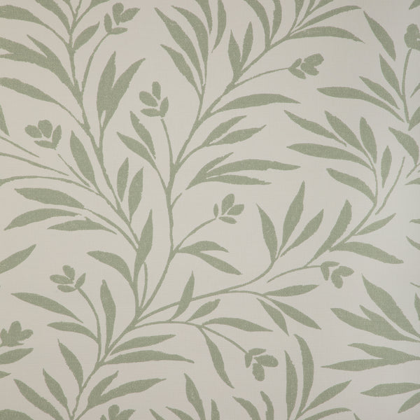 Wispy Vines Wp - Lichen Green | Kravet Couture | Atelier Wallcovering | Botanical & Floral Wallcovering Print