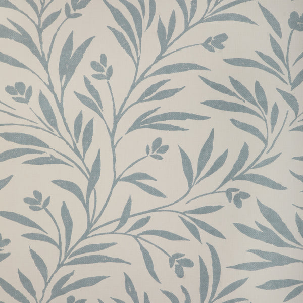 Wispy Vines Wp - Chambray Blue | Kravet Couture | Atelier Wallcovering | Botanical & Floral Wallcovering Print