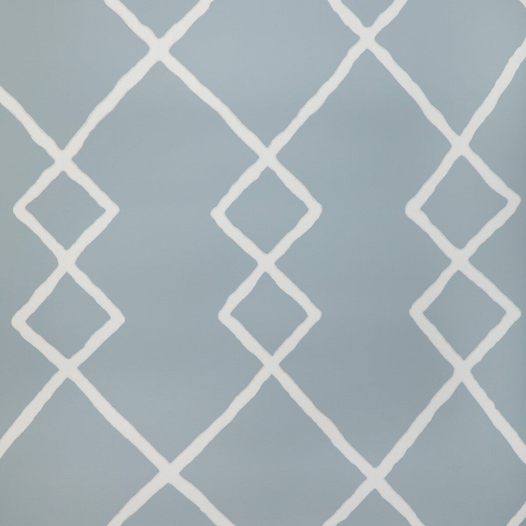 Geo Graphica Wp - Sky Blue | Kravet Couture | Atelier Wallcovering |Global Geometric Wallcovering Print