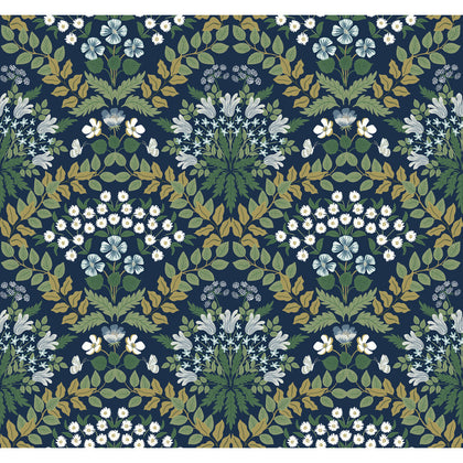 Kravet Design - W3941-315 Blue Wallcovering | Kravet