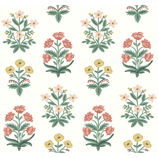 Kravet Design - W3942-73 Gold | Kravet Design | Rifle Paper Co Second Edition | Botanical & Floral Metallic Wallcovering Print