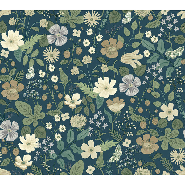 Kravet Design - W3943-350 Green | Kravet Design | Rifle Paper Co Second Edition | Botanical & Floral Wallcovering Print