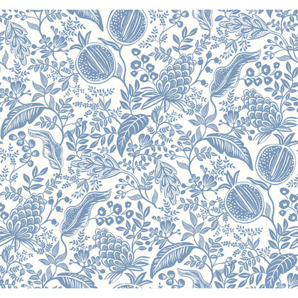 Kravet Design - W3944-51 Blue Wallcovering | Kravet