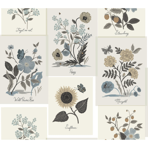 Kravet Design - W3947-6106 Brown | Kravet Design | Rifle Paper Co Second Edition | Botanical & Floral Wallcovering Print